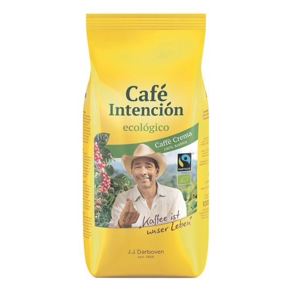 JJ.Darboven Caf Intencin ecolgico Kaffee - ganze Bohnen 1000 g
