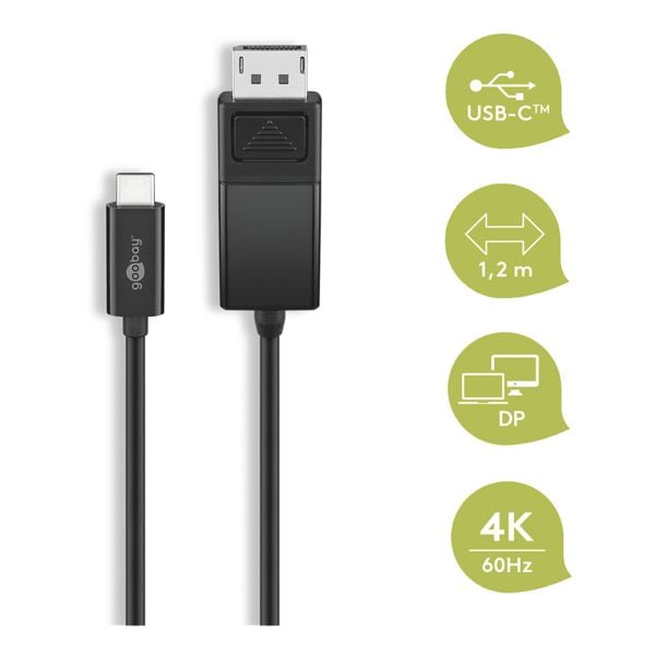 goobay USB-C auf DisplayPort Kabel goobay USB-C auf DisplayPort Kabel