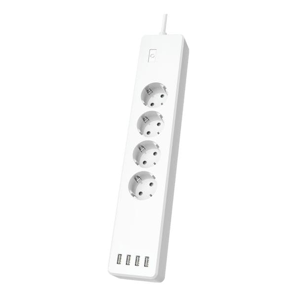 4-fach WLAN-Steckdosenleiste fr Innenbereich Hama 4-fach USB ohne Schalter wei