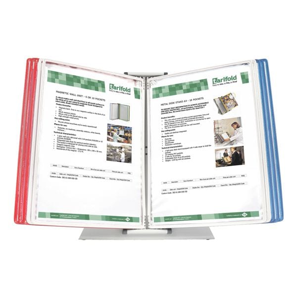 Tarifold Tischst�nder �USA� A4 mit 10 Sichttafeln