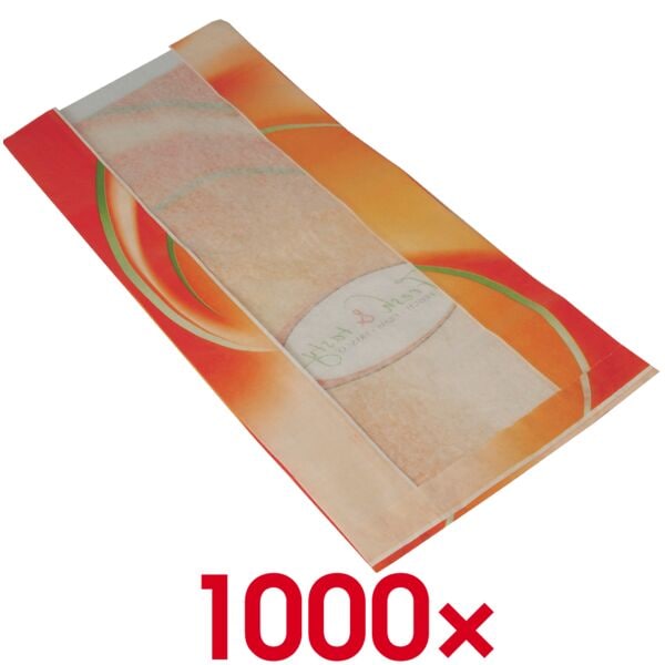 Papstar 1000 Sichtstreifenbeutel 