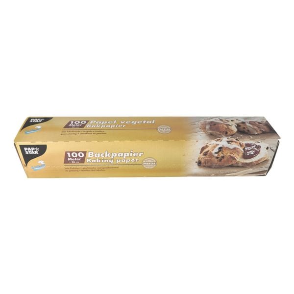 Papstar Groverbraucherrolle Backpapier braun - 100 m x 38 cm