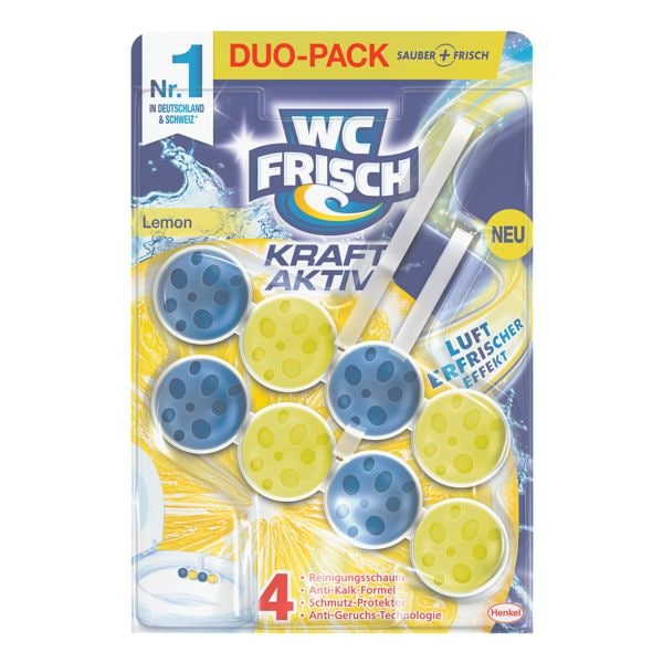 WC FRISCH Duo-Pack WC-Duftspler WC Frisch Kraft Aktiv Lemon