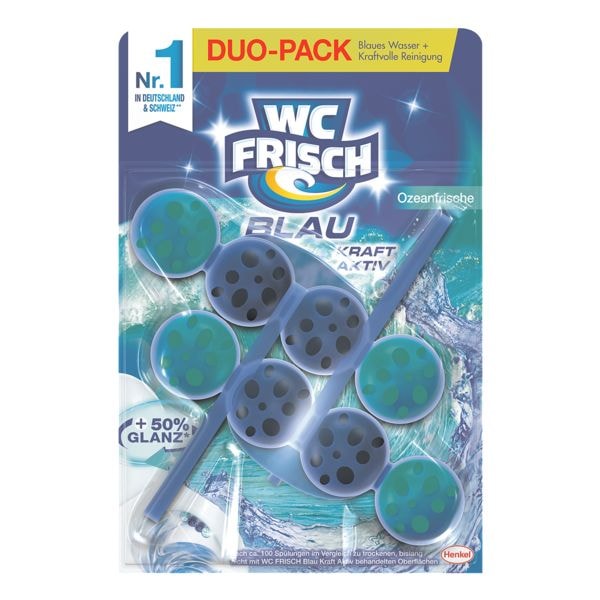 WC FRISCH Kraft Aktiv Duftspüler Lemon - Duo-Pack