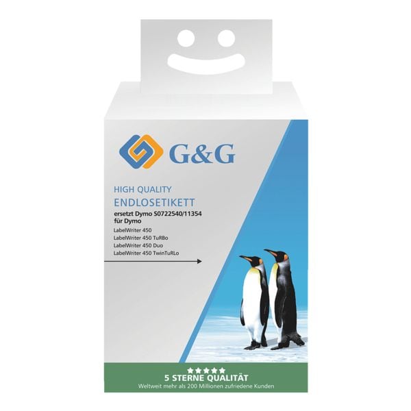 G&G Etiketten ersetzt Dymo 11354 / S0722540 32 x 57 mm - 1000 Stck