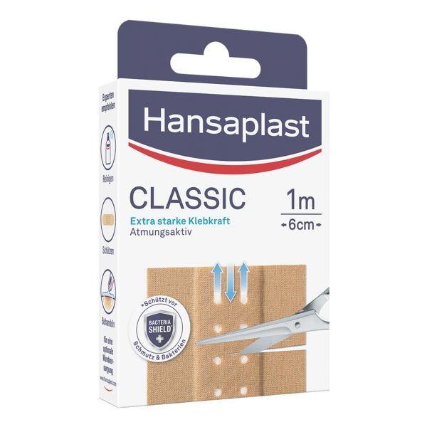 Hansaplast Pflaster Classic 1 m x 6 cm