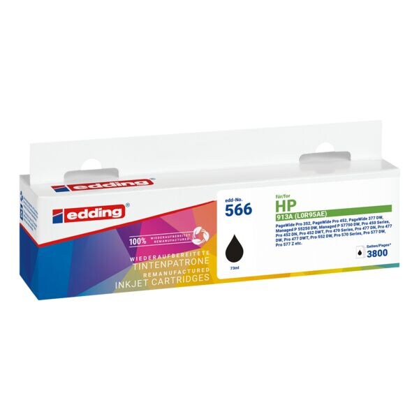 Edding Tintenpatrone ersetzt HP »L0R95AE« 913A