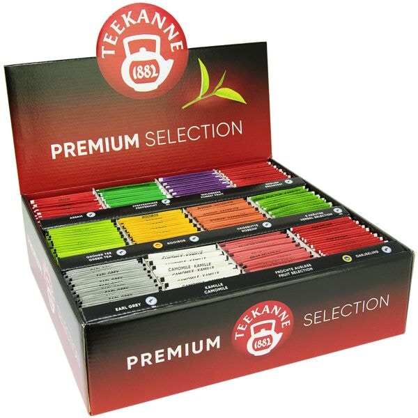 TEEKANNE Teebox Premium Selection 180er-Pack Tassenportionen im Aromakuvert