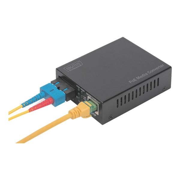 Digitus Gigabit Ethernet PoE+ Medienkonverter