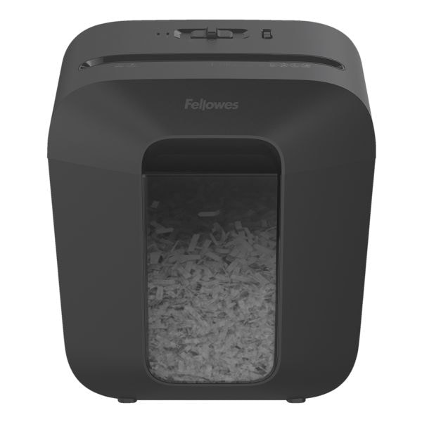 Aktenvernichter Fellowes Powershred® LX25, Sicherheitsstufe 4, Partikelschnitt (4 x 37 mm), bis 6 Blatt