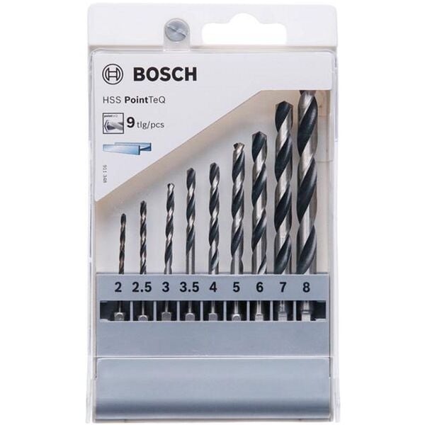 BOSCH 8tlg. Hammerbohrer-Set SDS plus-5 BOSCH 8tlg. Hammerbohrer-Set SDS plus-5