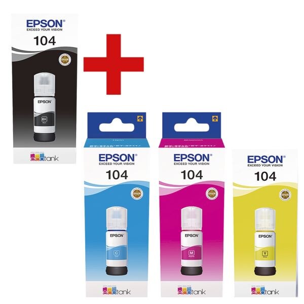 Epson Tintenpatrone »EcoTank C13T00P140« + »EcoTank C13T00P240« + »EcoTank C13T00P340« + »EcoTank C13T00P440« Epson Tintenpatrone »EcoTank C13T00P140« + »EcoTank C13T00P240« + »EcoTank C13T00P340« + »EcoTank C13T00P440«