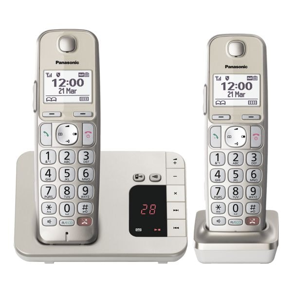 Panasonic Schnurloses Telefon KX-TGE262GN - Duo