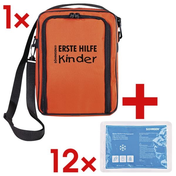 SHNGEN Erste-Hilfe-Tasche SCOUT KiTa Groer Wandertag inkl. 12x Klte-Sofortkompresse klein