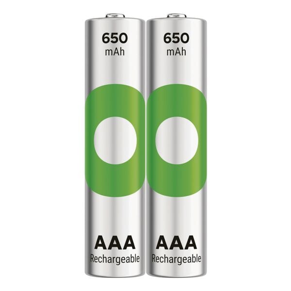 GP Batteries 2er-Pack Akkus ReCyko+ Micro / AAA / 650 mAh