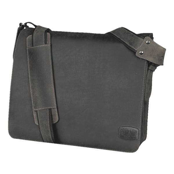 Jüscha Schultertasche mit KLICKfixschiene - braun