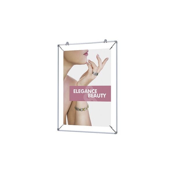 Showdown Displays Spannrahmen Posterstretch® A2 silber zweiseitig