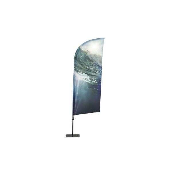 Showdown Displays Fahnenmast Beachflag Alu Wind 520 cm + Tasche - ohne Bezug