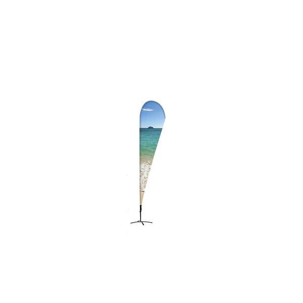 Showdown Displays Fahnenmast �Beachflag Alu Tropfen 400 cm� - ohne Bezug