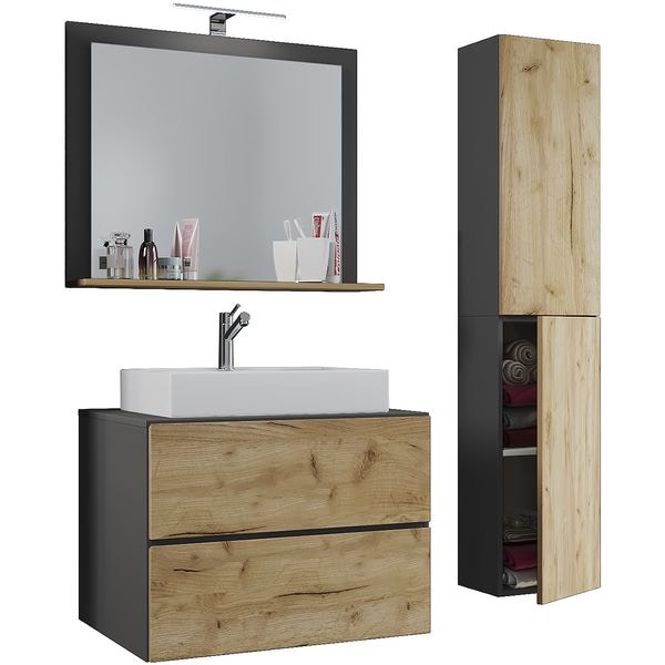 VCM Morgenthaler 4-tlg. Badmöbel-Set »Lendas L« 60 cm