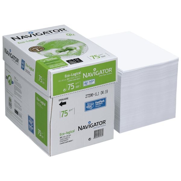 Multifunktionales Druckerpapier A4 Navigator Eco-Logical - 2500 Blatt gesamt