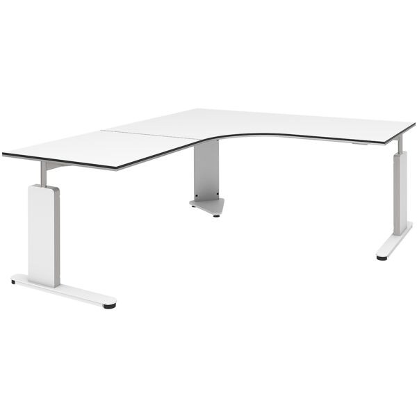 Schreibtisch Objekt Plus 180 cm, Winkel links, C-Fu