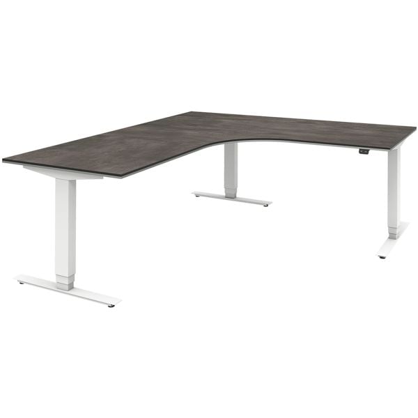 rhr Schreibtisch Objekt Plus 180 cm, T-Fu wei