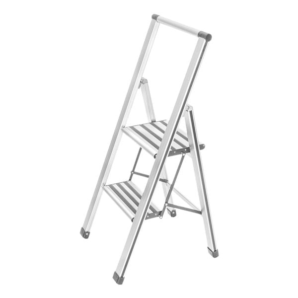 Wenko Klapptrittleiter »Alu-Design« weiß 2-stufig Wenko Klapptrittleiter »Alu-Design« weiß 2-stufig