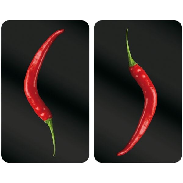 Wenko 2er-Set Herdabdeckplatte Universal »Hot Peperoni« Wenko 2er-Set Herdabdeckplatte Universal »Hot Peperoni«