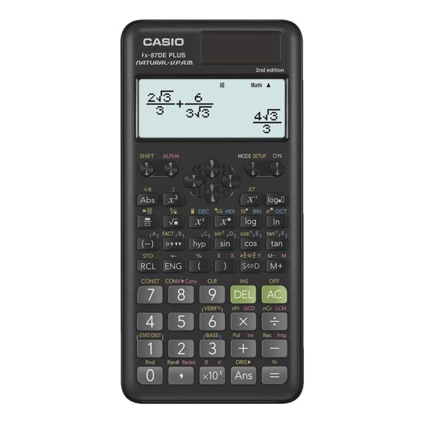 CASIO Schulrechner FX-87DE Plus 2nd edition