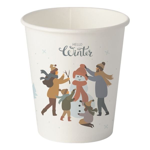 Papstar 50er-Pack Pappbecher Hello Winter