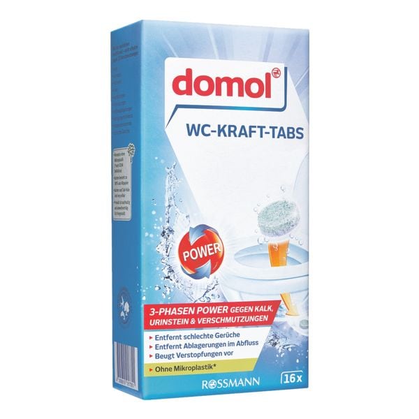 domol 16er-Pack WC-Kraft-Tabs Power