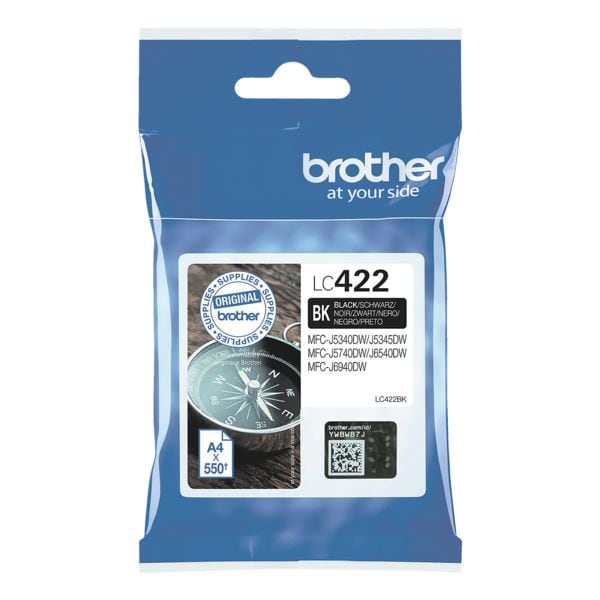Brother Tintenpatrone »LC-422BK«