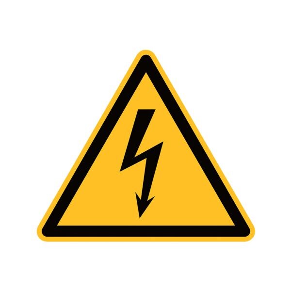 EICHNER Warnschild Elektrische Spannung Kunststoff 31,5 cm