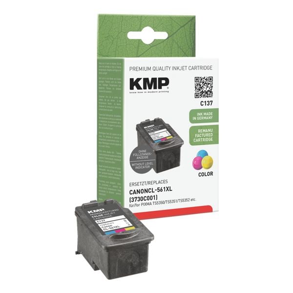 KMP Tintenpatrone ersetzt Canon CL-561XL (3730C001)