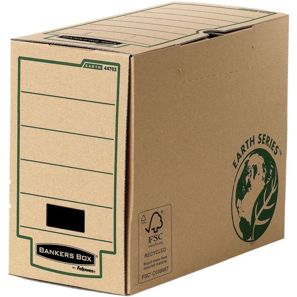 Bankers Box Earth Series 20er-Pack Archivboxen Earth Series 15,3 x 31,9 x 25,4 cm