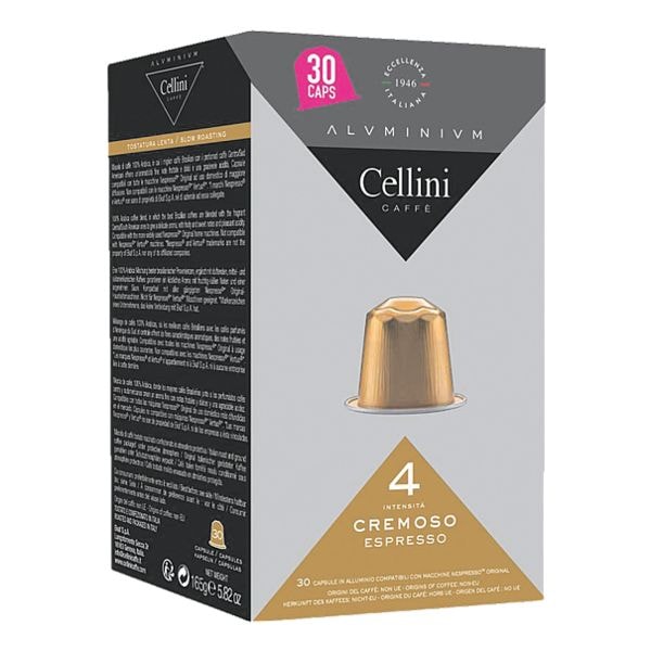 Cellini 30er-Pack Kafffeekapseln Cellini Espresso Cremoso