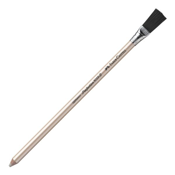 Faber-Castell 12er Pack Radierstift mit Bürste »Perfection 7085 B«