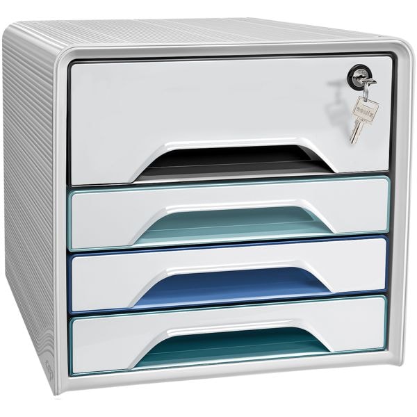 cep Schreibtischbox »Smoove Secure« weiß / bunt 7-311S