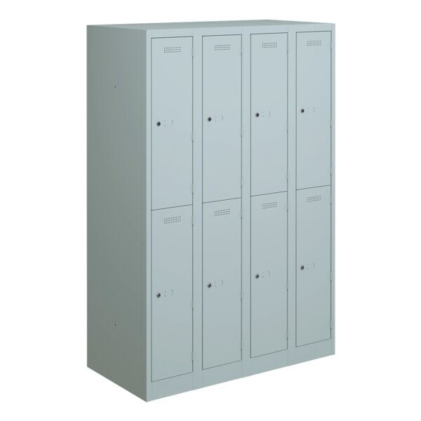 Bisley Spind Everyday Locker, 4x2, Stahl, 120 x 180 cm Bisley Spind Everyday Locker, 4x2, Stahl, 120 x 180 cm