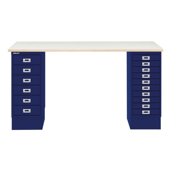 Bisley Schreibtisch �MultiRange� 140 cm, mit Sockel