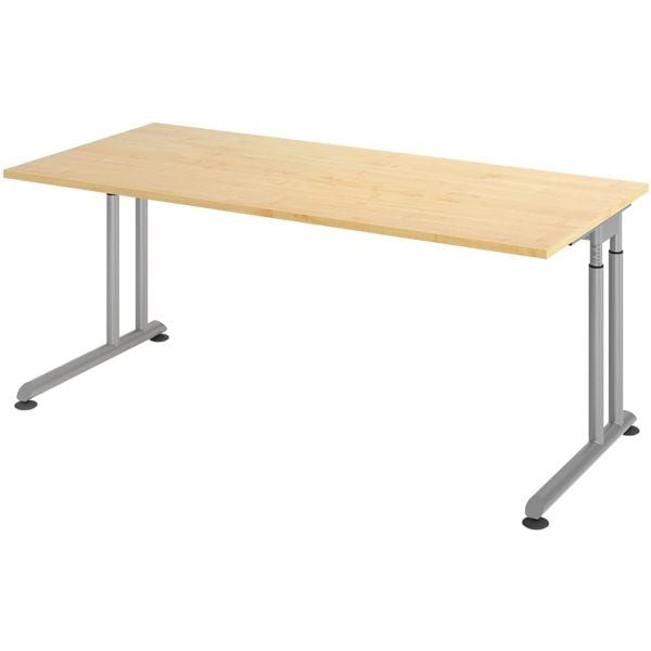 HAMMERBACHER Schreibtisch VZS19 »Z-Line« 180 cm, C-Fuß silberfarben