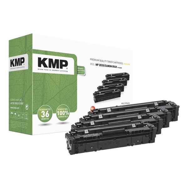 KMP Toner-Set ersetzt Hewlett Packard »No.203X« CF540X