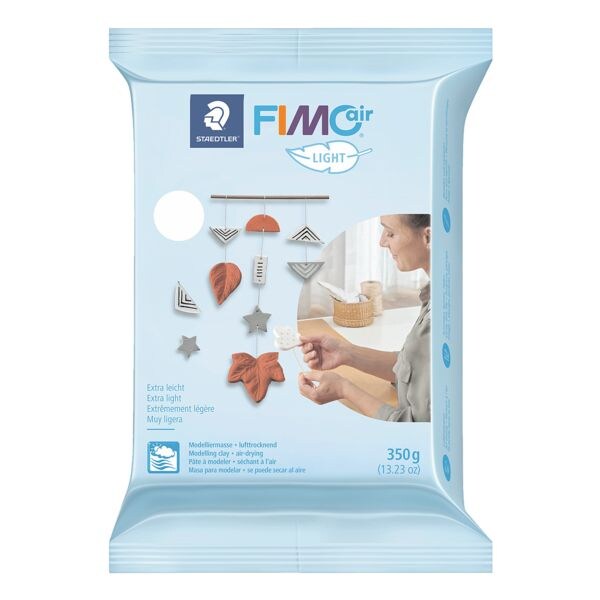 FIMO 8er-Pack Modelliermasse FIMO®air light 8130 350 g wei