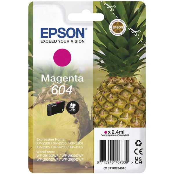 Epson Tintenpatrone 604 magenta (C13T10G34010)