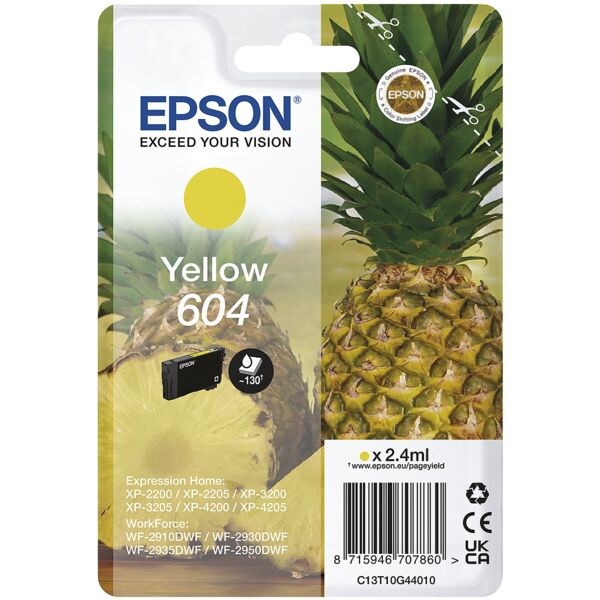 Epson Tintenpatrone »604« gelb (C13T10G44010) Epson Tintenpatrone »604« gelb (C13T10G44010)