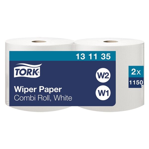 Tork W1 Putztuchrollen »Advanced 415« 1-lagig 24.5x40 cm (2x1150 Blatt) Tork W1 Putztuchrollen »Advanced 415« 1-lagig 24.5x40 cm (2x1150 Blatt)