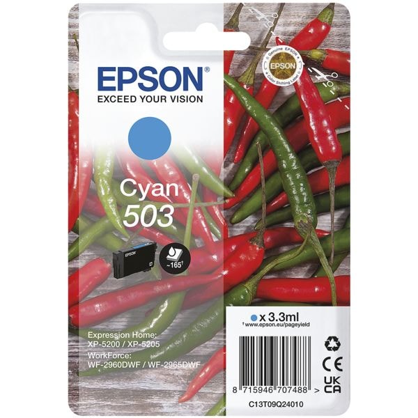 Epson Tintenpatrone »503« cyan (C13T09Q24010)