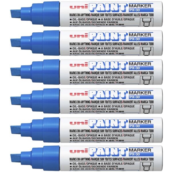 uni-ball 6x Lackmarker »Uni Paint PX-30«