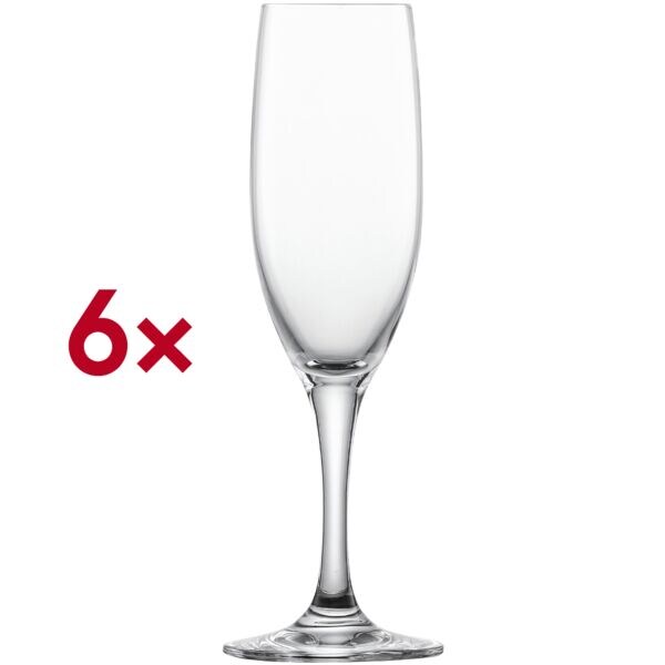 Zwiesel Glas 6x Sektglas Mondial 210 ml